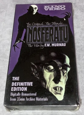 Nosferatu (1922, VHS) Kino Video The Definitive Edition Brand New Sealed - Image 1 of 4