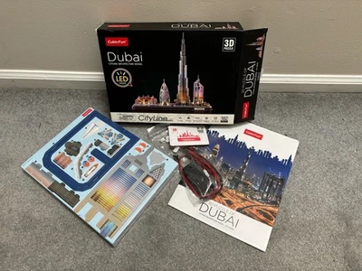 CubicFun Dubai cityline architecture model w/lights - OPEN BOX - Image 1 of 4