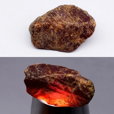 💎 33,67 quilates 22,5 x 16,8 mm rubí rojo natural áspero - sin calefacción, piedra preciosa de Madagascar Foto 1 de 4