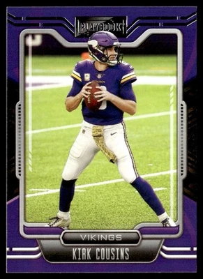 2021 Panini Playbook Kirk Cousins Minnesota Vikings #55 - Image 1 of 2