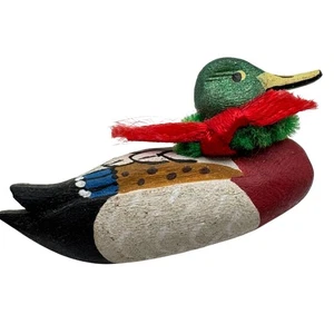 Broche prendedor vintage de pato mallardo tallado y pintado a mano Beaks N Bills 1992 - Imagen 1 de 9
