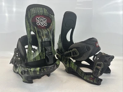 Fijaciones Rome SDS Mob Boss verde/negro snowboard talla mediana Foto 1 de 4