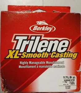 Berkley Trilene XL Smooth Casting 17lb 1000yd Fishing Line - CLEAR - Picture 1 of 3
