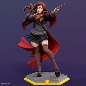 Spellcasting Prodigy | 3D Printed Model by Dinamuuu3d - Picture 1 of 15