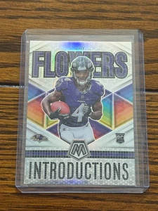 Zay Flowers 2022 Mosaic Silver Prizm Introductions Rookie Rc Ravens - Bild 1 von 2