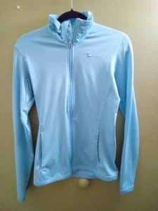 Nike Golf Dri Fit Women's XS Athletic Jacket Sport Lightweight Blue Full Zip - Picture 1 of 4