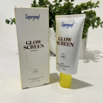 Supergoop! Protector solar Glow Screen Sunset 40 FPS 1,7 fl. oz/50 ml Foto 1 de 4