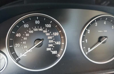 Grupo de medidores de velocímetro 535i OE 2011 117 k millas BMW Foto 1 de 4