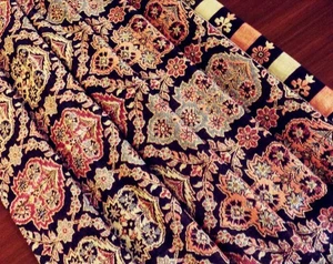 Soft Silky Reversible Paisley Pashmina Shawl Wrap Scarf Stole Fringes 80"x30" - Picture 1 of 6