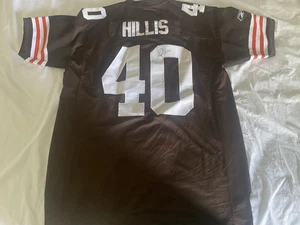 Cleveland Browns Jersey Size 52 Peyton Hillis Autographed Reebok On Field EUC - Picture 1 of 10