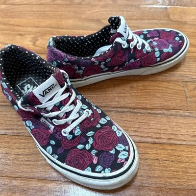 Vans Off The Wall Estampado Floral Para Mujer Zapatos Informales Tenis Escuela Monopatín 7 Foto 1 de 4