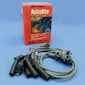 Autolite 86605 Spark Plug Ignition Wires for 87-94 Colt Mirage Laser 1.5L 6-Wire - Picture 1 of 4