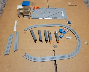 Micro Machines HIGH-SPEED BULLET TRAIN w SPUR Galoob 1989 orange weiß - Bild 1 von 5