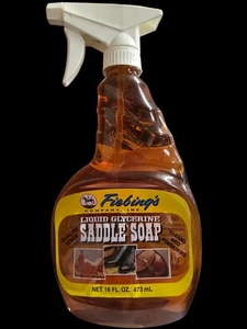 Fiebings Liquid Glycerine16oz Saddle Soap Cleaner & Preservative For All Leather - Picture 1 of 3