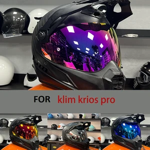 Helmet Sun Visor For Klim Krios Pro Pinlock Carbon Tinted Replacement Lens Parts - Bild 1 von 34