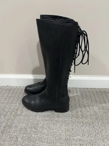 Sofft Sharnell II schwarze hohe Damen-Schnürstiefel aus Leder Größe 6M - Bild 1 von 10