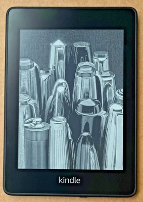 *No Ads*  Amazon Kindle Paperwhite (10th Gen) 32GB, Wi-Fi - Black -Excellent - Image 1 of 2