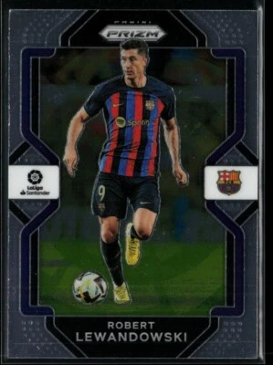 2022 Panini Chronicles Prizm La Liga #217 Robert Lewandowski - Image 1 of 2