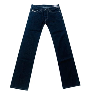 DIESEL Men's Denim Jeans Black And Gold (W29 L34) Prototipi Black STRAIGHT LEG - Picture 1 of 8