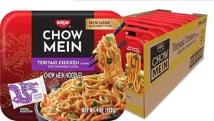 Nissin Chow Mein Teriyaki, Chicken, 4 Ounce (Pack of 8) FREE SHIPPING - Picture 1 of 1