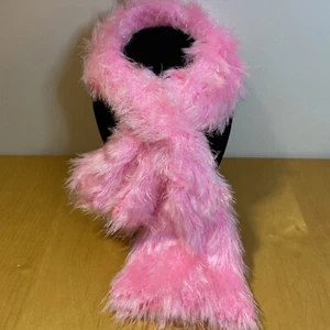 UK Fashion Child Winter Cross Scarf Neck Warmer Cute Pink Glitter Scarves Shawl - Picture 1 of 2