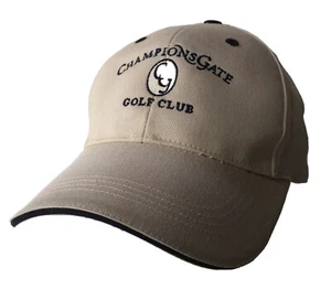 Champions Gate Golf Club Cap Hat Greg Norman Design AHEAD Professional Slide Adj - Picture 1 of 6