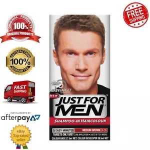 Just for Men Shampoo in Haircolour Mess-Free Formula Damaging Medium Brown - Picture 1 of 2