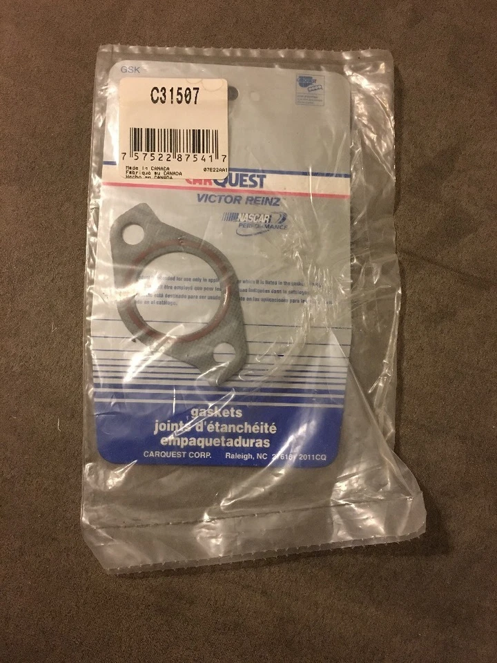 Engine Coolant Water Inlet Gasket fits 1991-2001 Mitsubishi 3000GT Diaman - Image 1 of 1