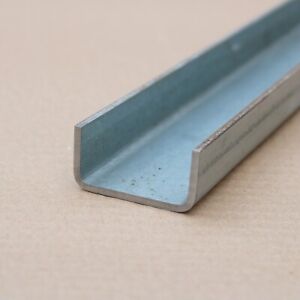 Galvanised Steel Channel  50mm x 25mm x 3mm  50x25 mm (Pressed C U section mild)