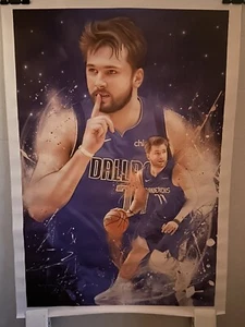 Luka Donic Dallas Mavericks #11 Canvas Poster 12x18” UNFRAMED - Picture 1 of 1
