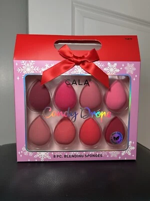 Красота блендер комплект новый Cala 8 шт. Губки для смешивания конфеты капли никогда не открывались - Изображение 1 из 4