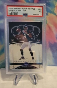 808. 2017 Panini Crown Royale Deshaun Watson ROOKIE RC #83 PSA 7 28/49 - Picture 1 of 2
