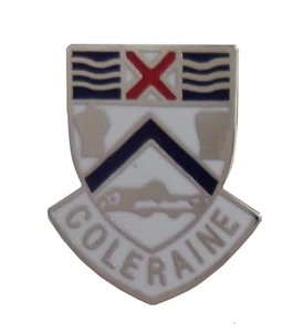 Coleraine Northern Ireland Crest Small Pin Badge - Picture 1 of 3