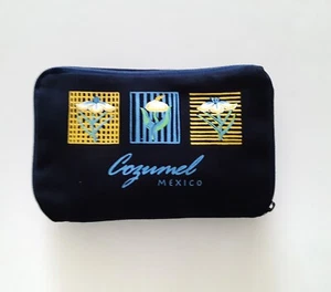 Bolso de Mano Cozumel México Viaje Vacaciones Souvenir Azul - Imagen 1 de 6