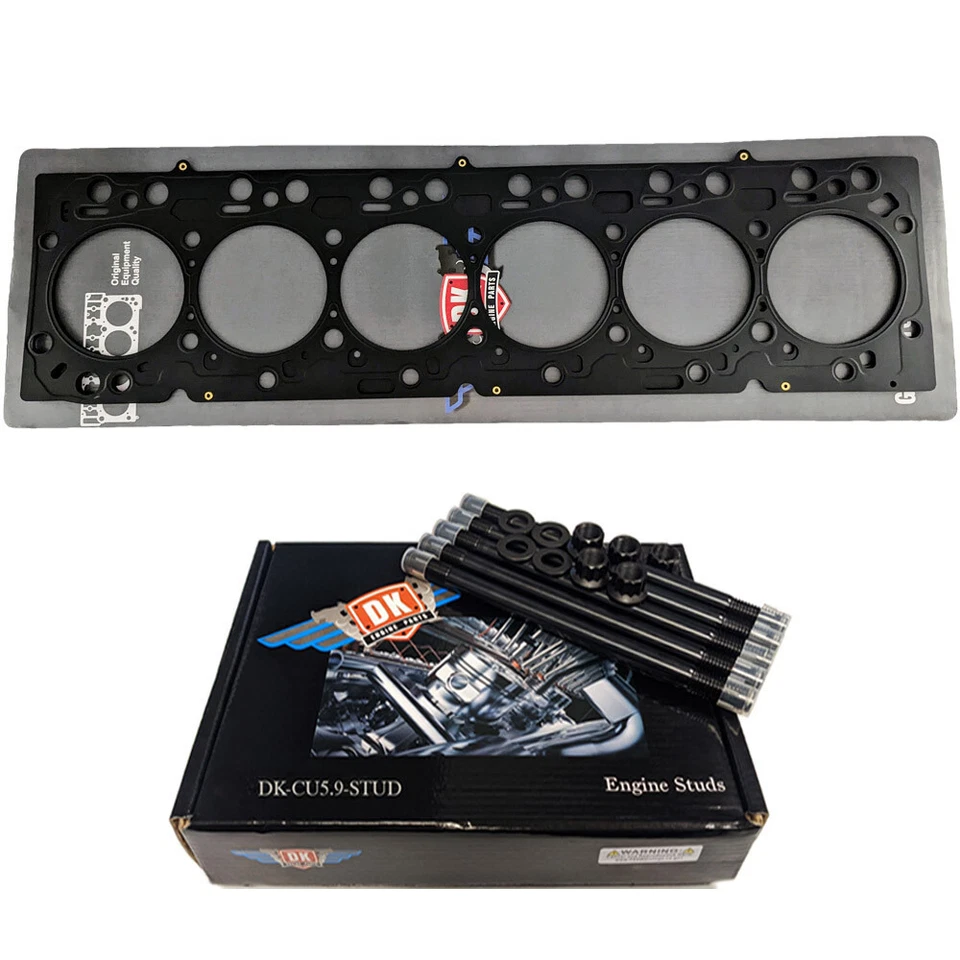 Aftermarket Head Studs & Head Gasket - Fits 2007-2018 Ram 6.7L Cummins 2500 3500 - Image 1 of 1