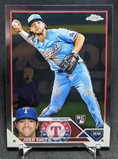 Josh Smith Rookie RC 2023 Topps Chrome Baseball Card #73 Texas Rangers