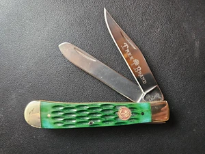 Boker Red Shield Dark Green Bone Trapper 110766SOI - Picture 1 of 3