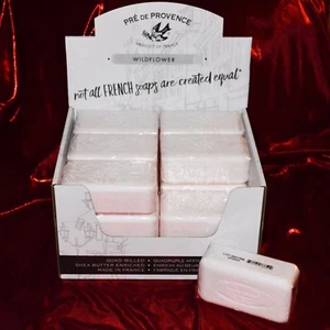 Pre de Provence WILDFLOWER Case 18 x 150 Gram French Soap Bath Shower Bars Shea - Picture 1 of 2
