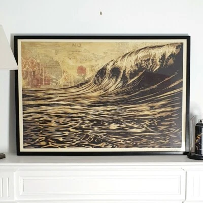 Shepard Fairey (OBEY) - Dark Wave - Signiert - 2025 - Bild 1 von 4