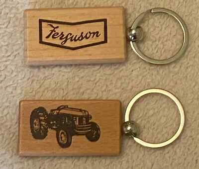 Ferguson Tractor Wooden Key Chain - Image 1 of 3