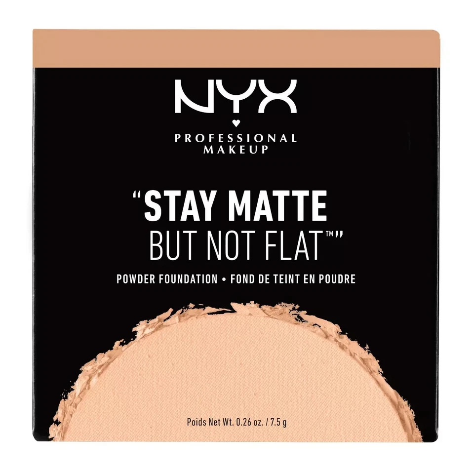 NYX Stay Matte But Not Flat Powder Foundation SMP 18 Medium and SMP 11 Sienna - Image 1 of 4