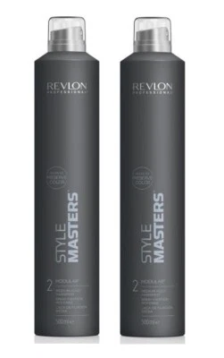 Revlon Style Masters Modular 2 Medium Hold Hairspray 500ml Pack of 2 - Image 1 of 2