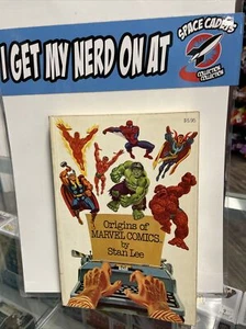 Origins Of Marvel Comics Fireside 1974 1st Print Stan Lee Book Autographed - Picture 1 of 3