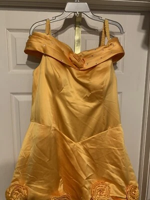 Красавица и чудовище принцесса Belle косплей костюм платье взрослый размер M/L - Изображение 1 из 4