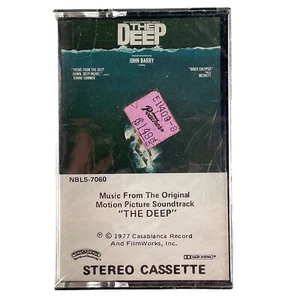 1977 Casablanca Record The Deep Motion Picture Soundtrack Cassette NEW SEALED - Picture 1 of 14