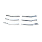 Radiator grille strips grill strips for Honda Accord 2007-2012 chrome ABS silver 6x