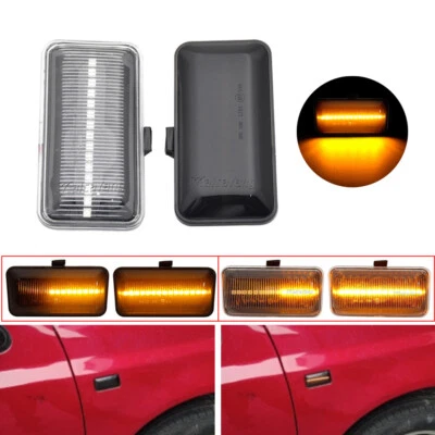 2PCS For Seat Cordoba Ibiza 1993-2000 2001 2002 LED Dynamic Side Marker Light - Image 1 of 4