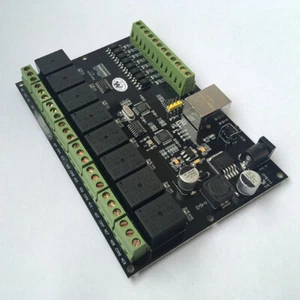 8 Channel Ethernet RJ45 Interface Relay Network IP Relay Web Relay Dual Control - Afbeelding 1 van 5