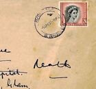 Rhodesia Cover *AVONDALE* 2s/6d Rate Air Mail Neath Glam (Mon) WALES 1957 CP95