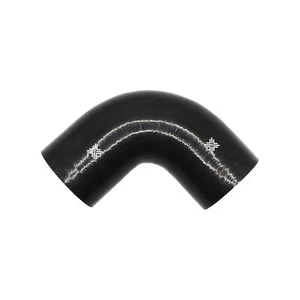 Pipercross Performance Silicone Hose Black 90 Degree Angle Pipe Line FCL04093 - Picture 1 of 6